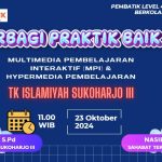 GILIRAN TK ISLAMIYAH SUKOHARJO III IKUTI KEGIATAN BERBAGI PRAKTIK BAIK